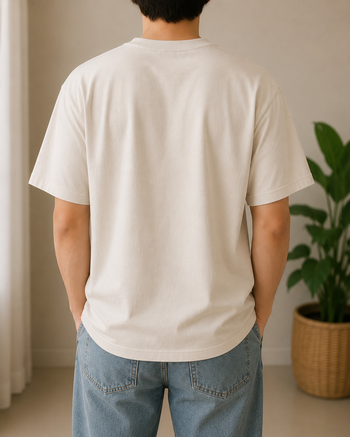 Good Person Box Head Graphic Tee - Back View