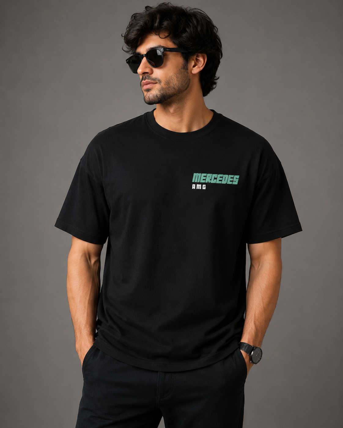 Mercedes-AMG GT5 Oversized Tee - Model Front